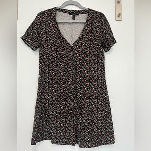 Floral, Black Dress - Forever 21